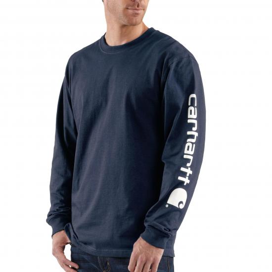 Carhartt Signature Sleeve Logo Crewneck L/S Shirt